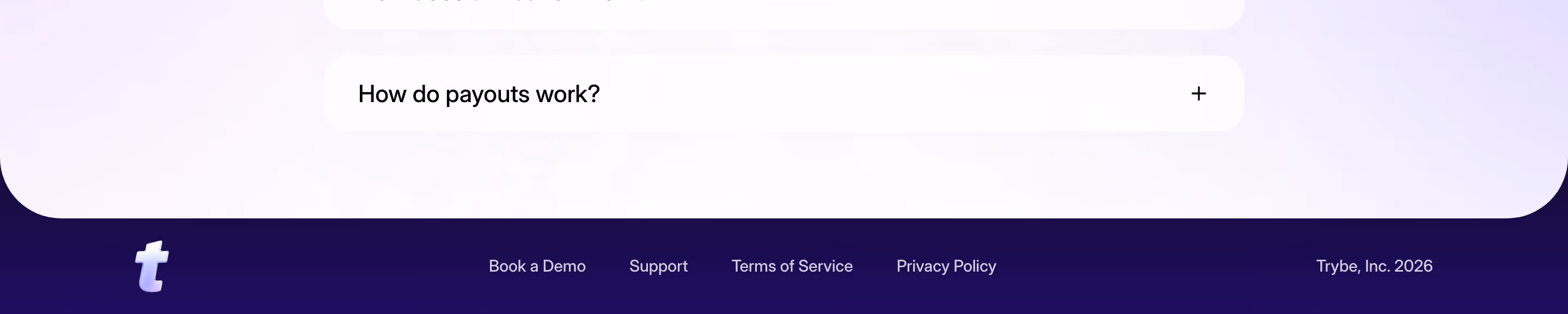 Jointrybe Footers section design