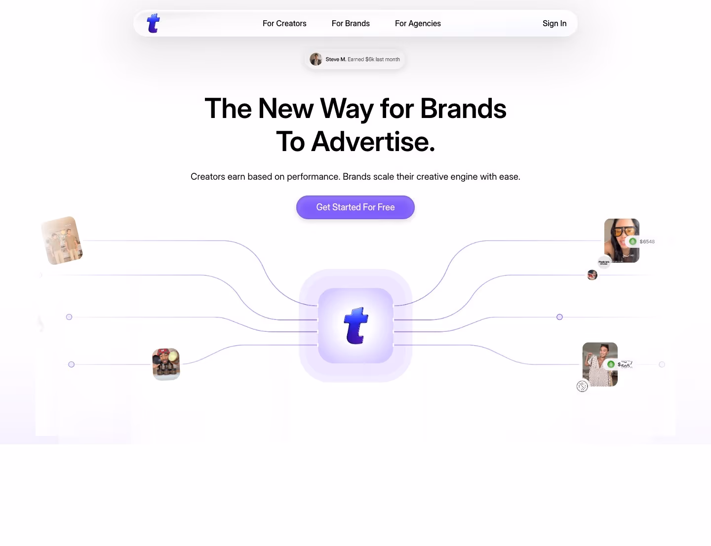 Jointrybe landing page design
