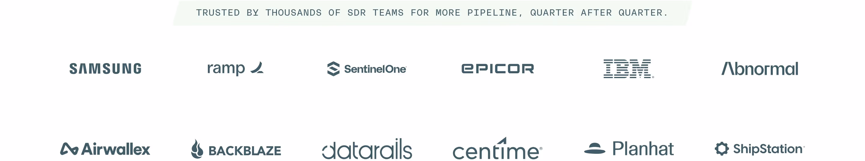 Orum Logo clouds section design