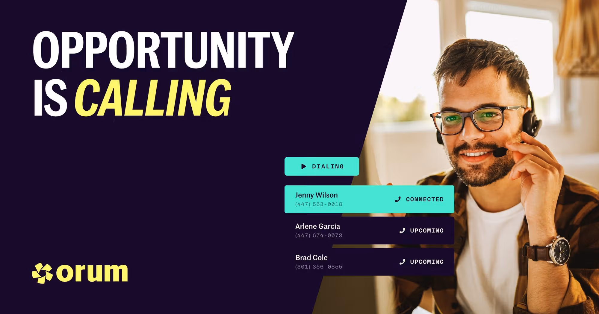 Orum og image design — Sales & Support
