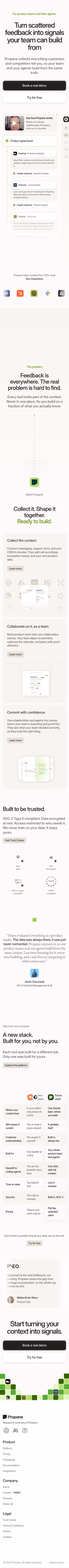 Usepropane mobile design — Analytics