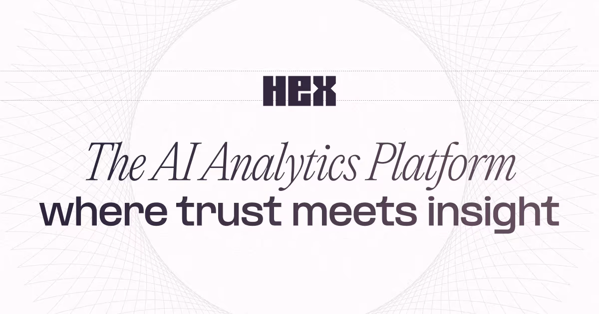 Hex og image design — Analytics