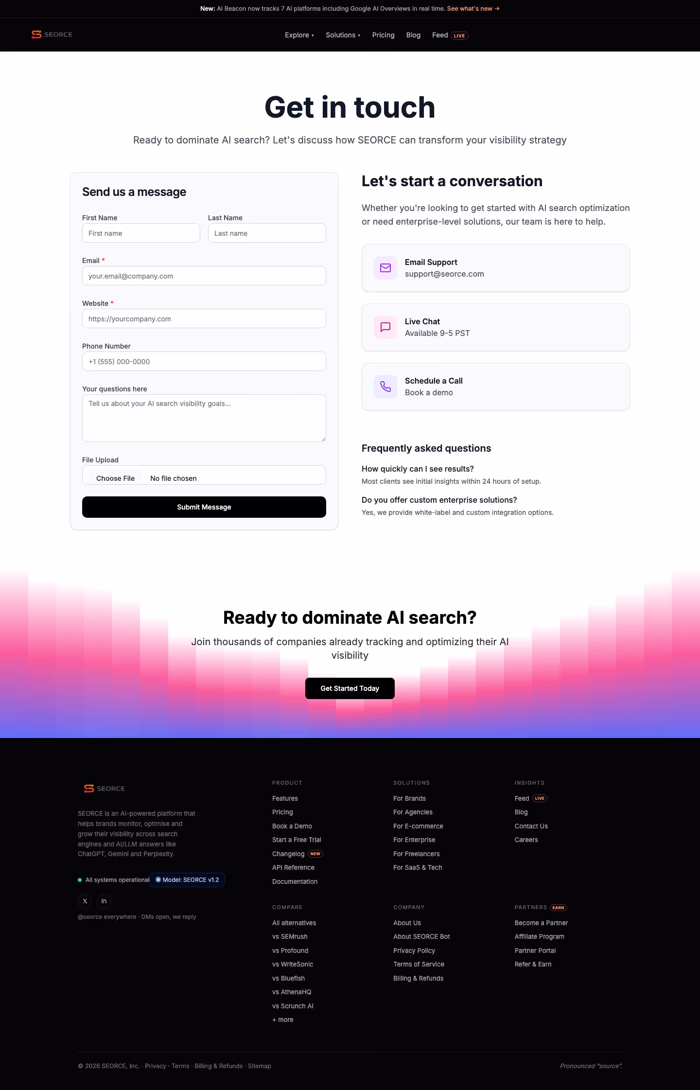 Seorce about us design — Marketing