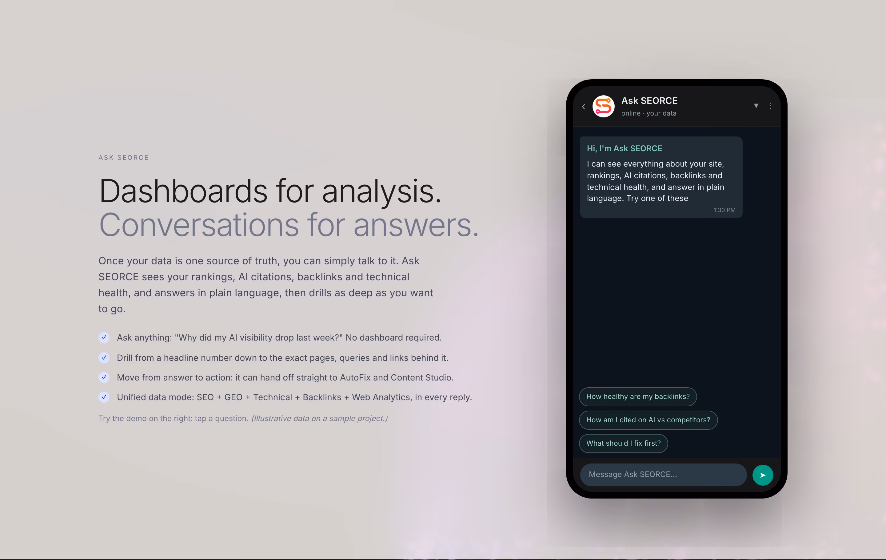 Seorce faq design — Marketing