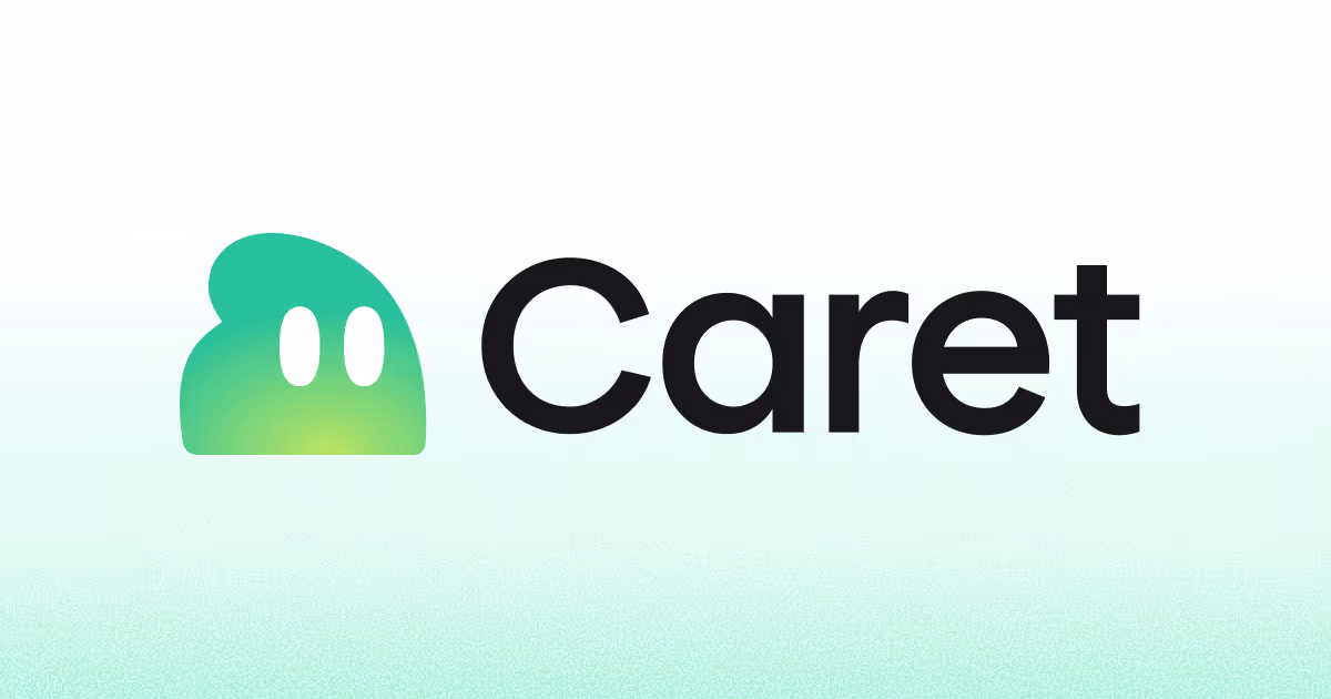 Caret og image design — Productivity