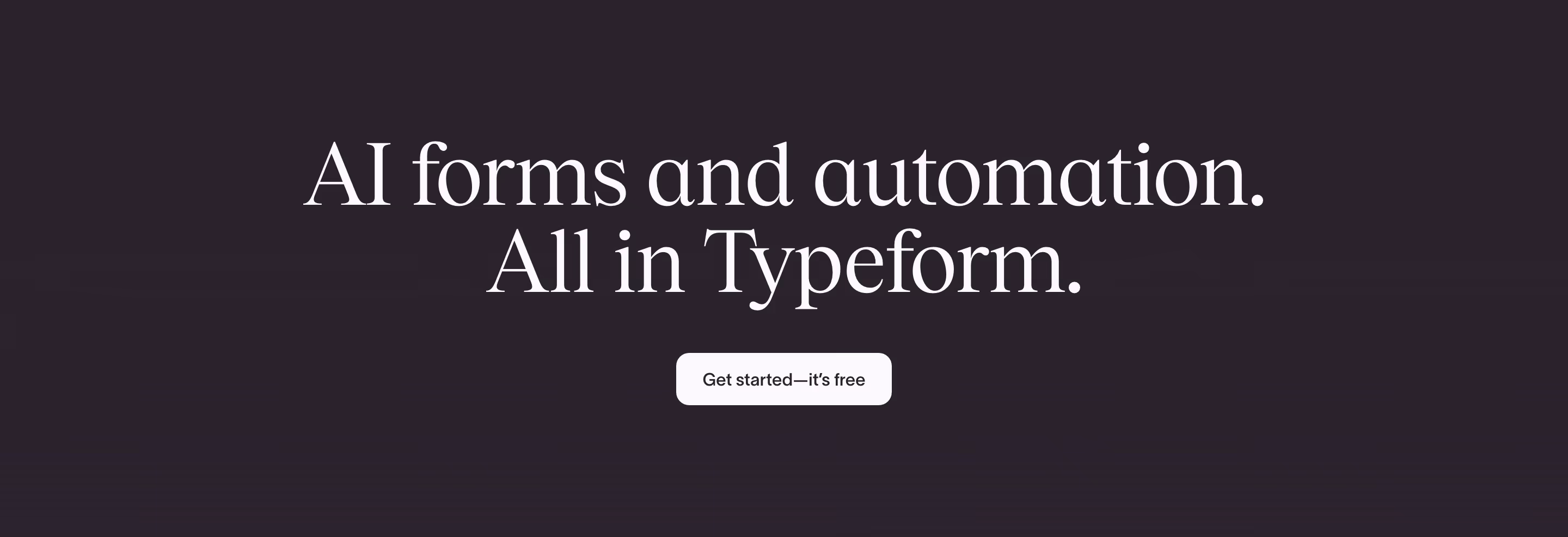 Typeform cta design — Marketing