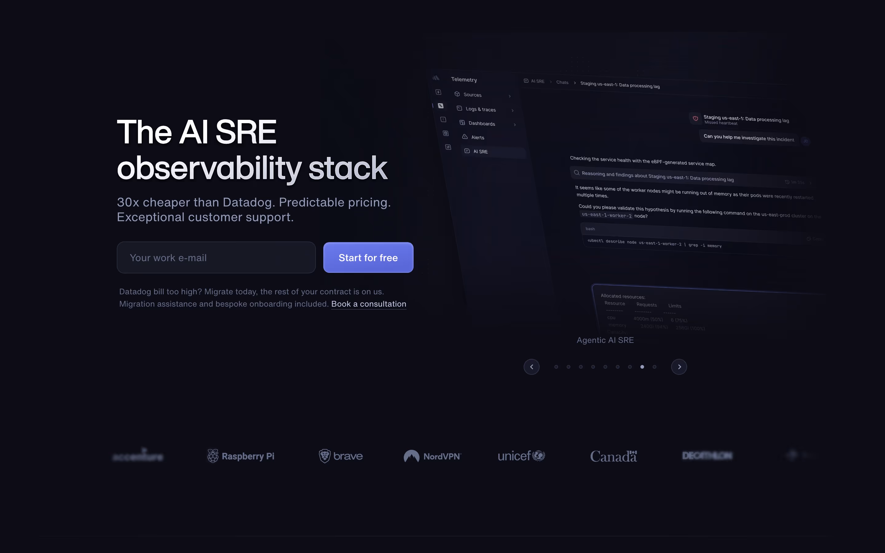 Betterstack Heroes section design