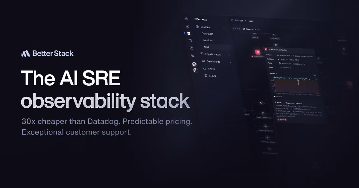Betterstack og image design — Infrastructure