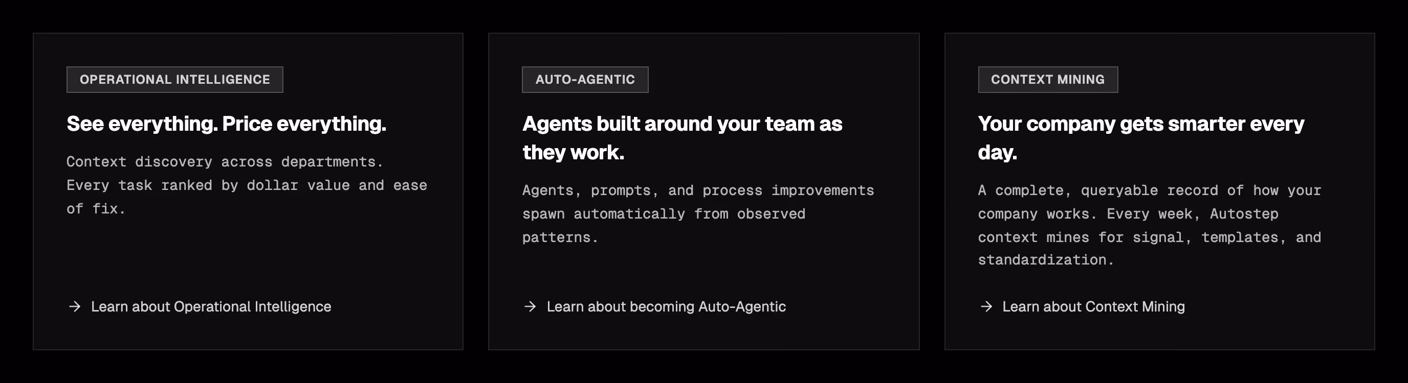 Autostep feature design — Productivity