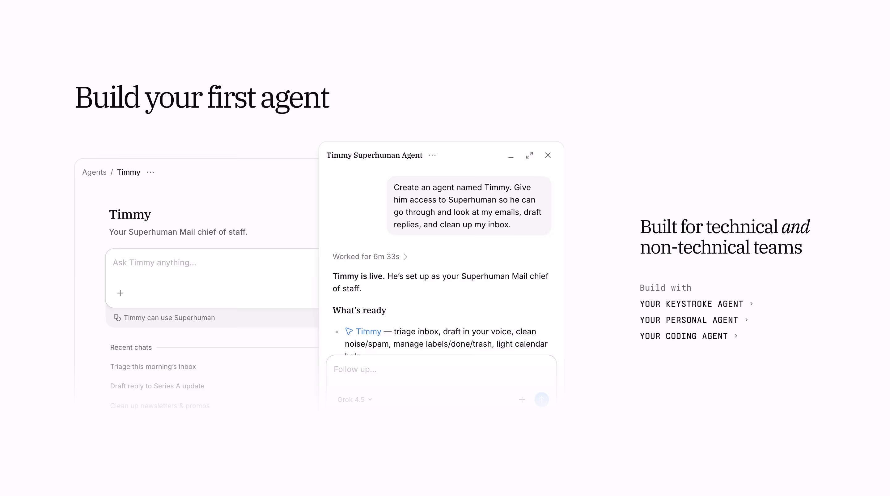 Keystroke feature design — Productivity