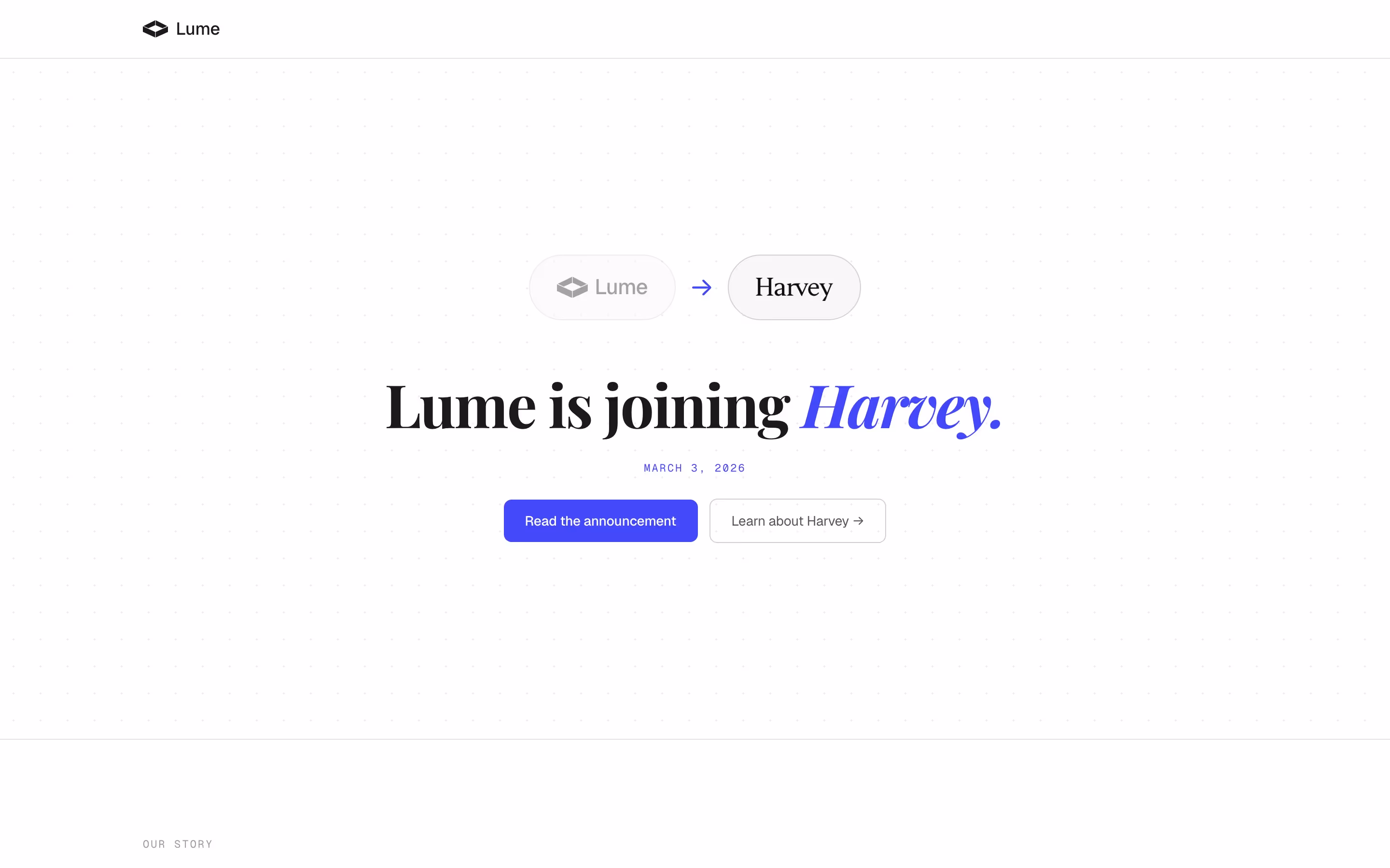 Lume Heroes section design