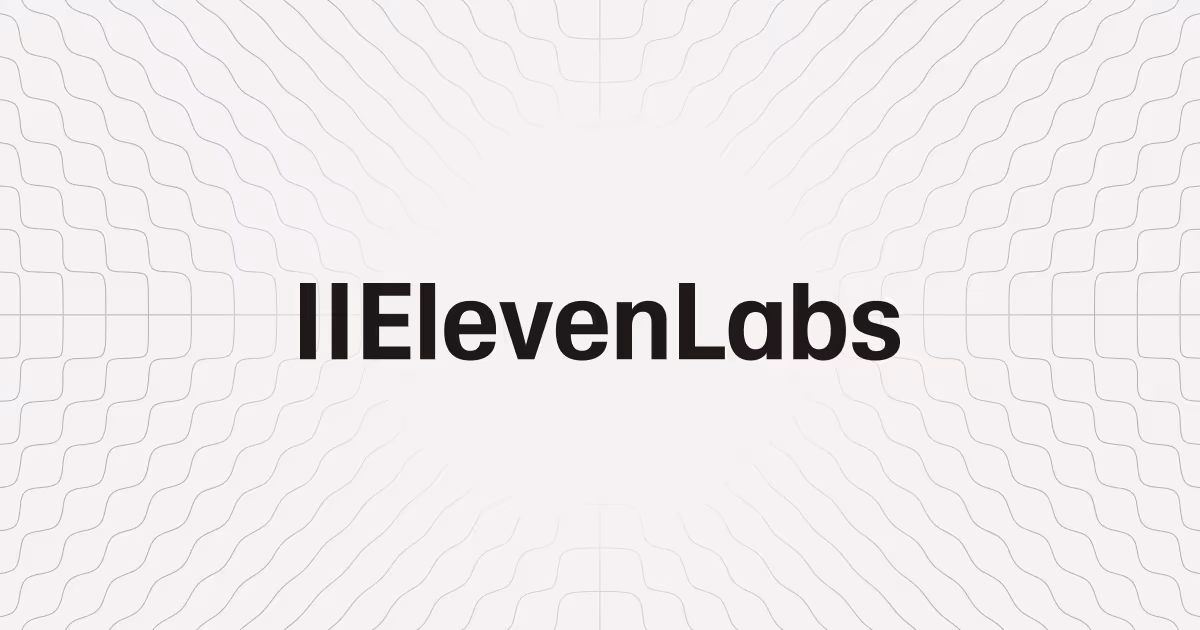 Elevenlabs og image design — AI