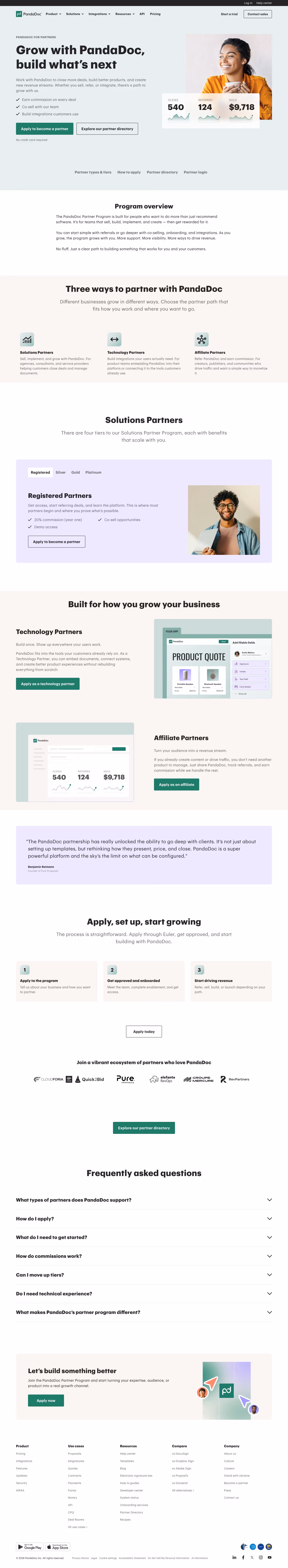 Pandadoc affiliate page design — Other