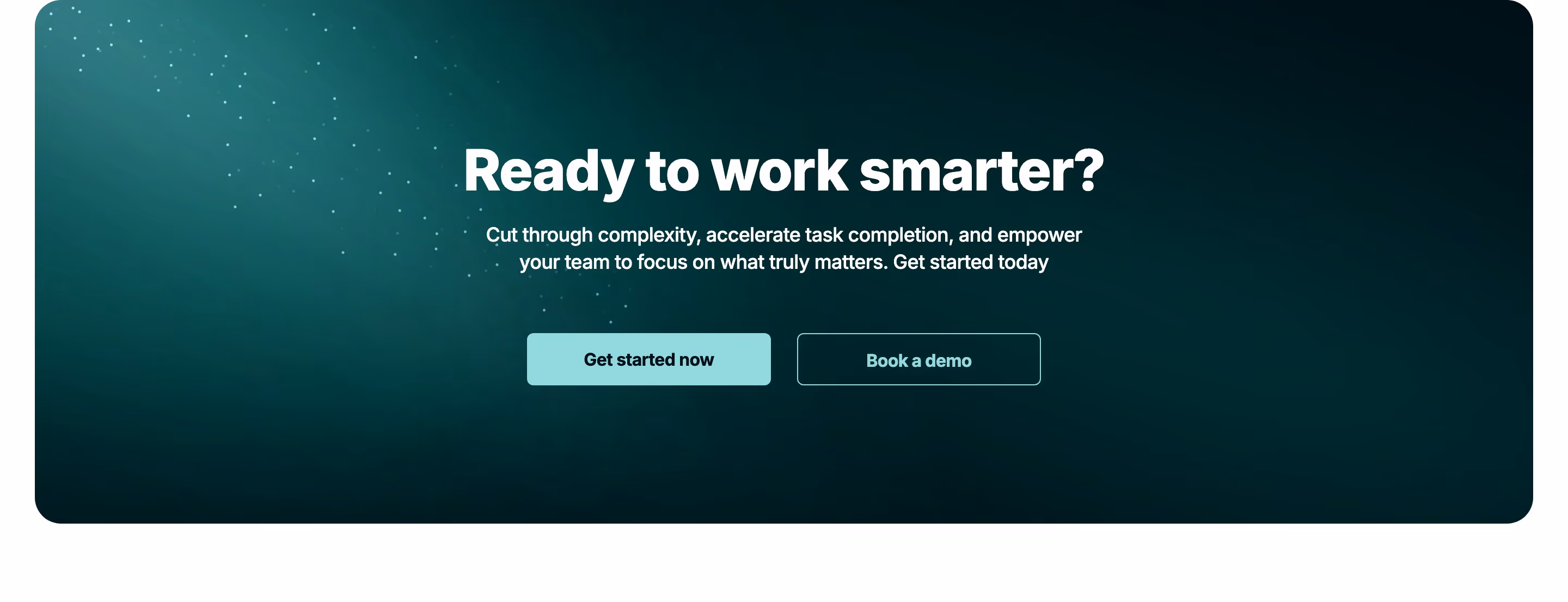 Nimbusweb cta design — Productivity
