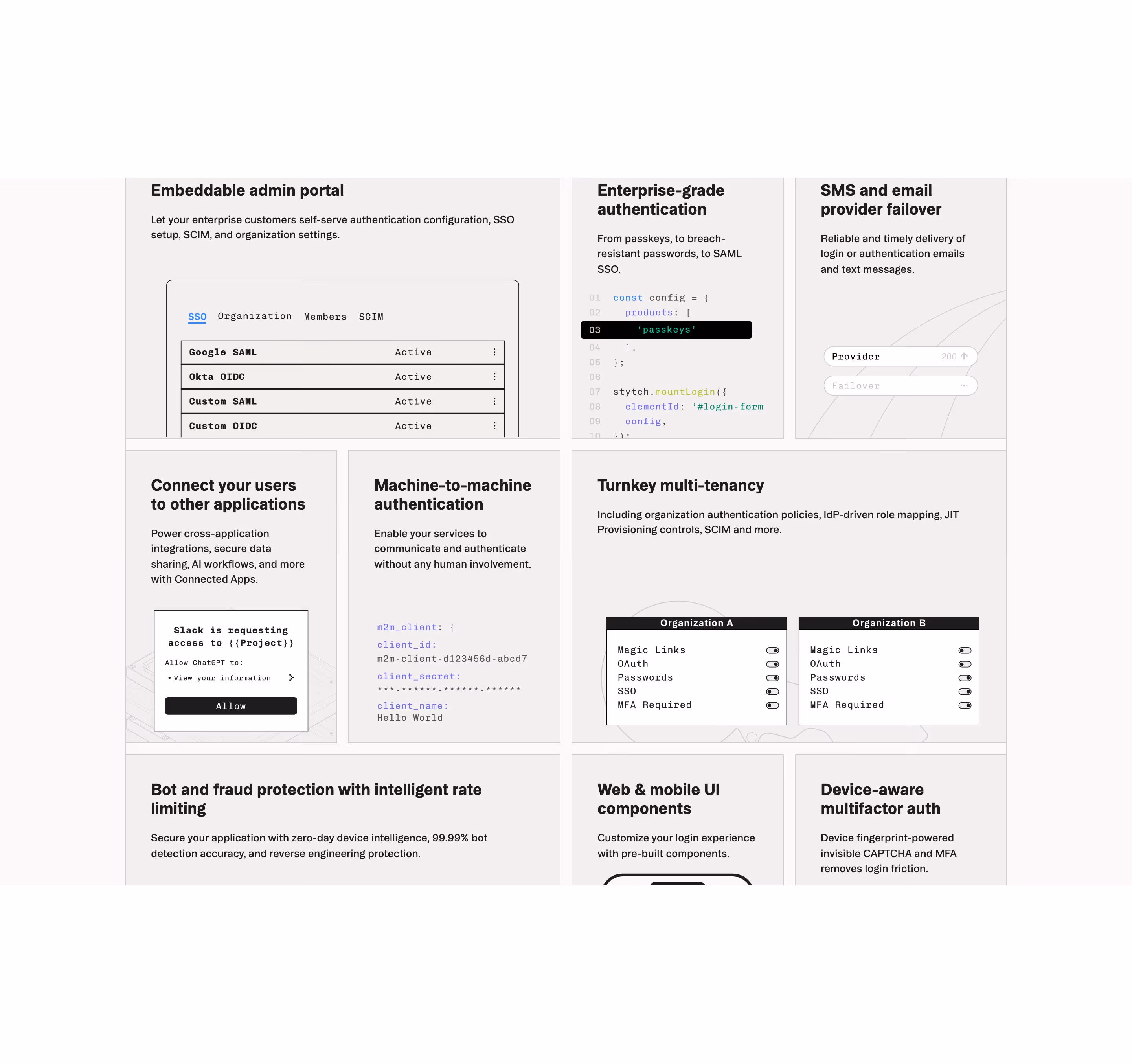 Stytch feature design — Security