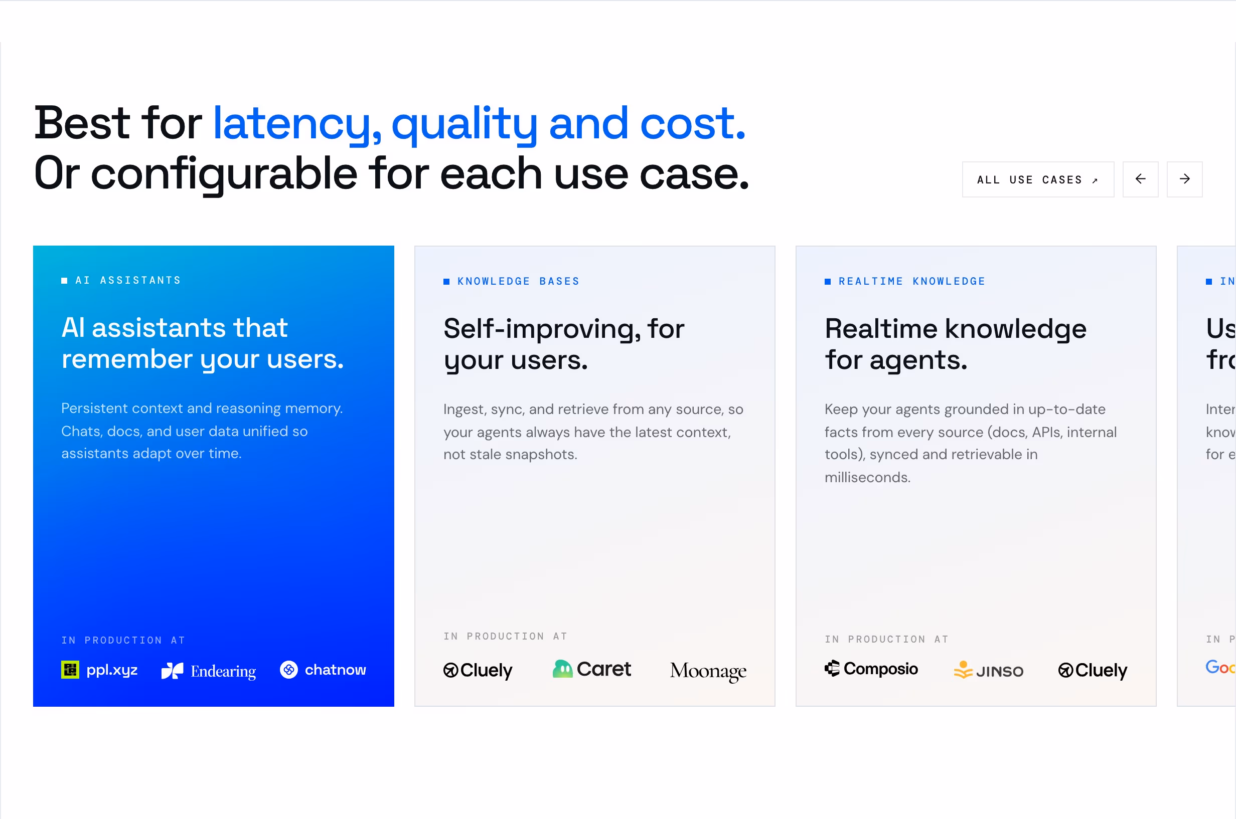 Supermemory Features section design
