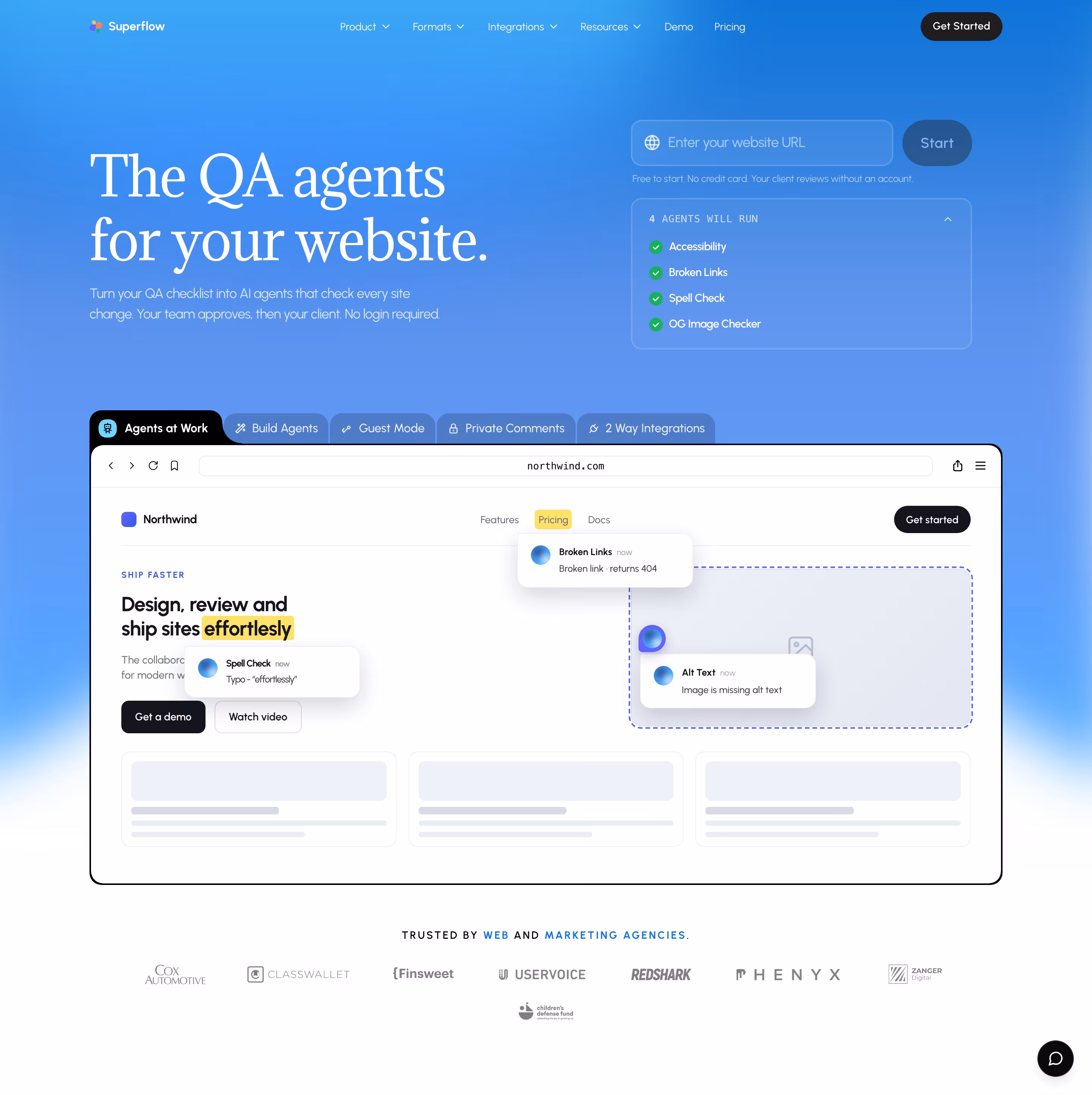Usesuperflow hero design — Developer Tools