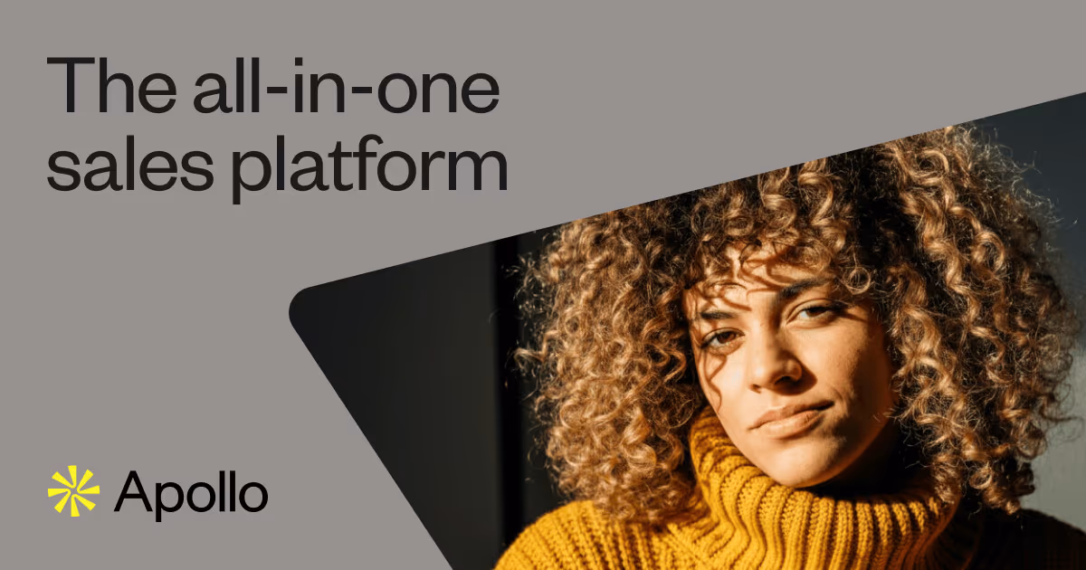 Apollo og image design — Sales & Support