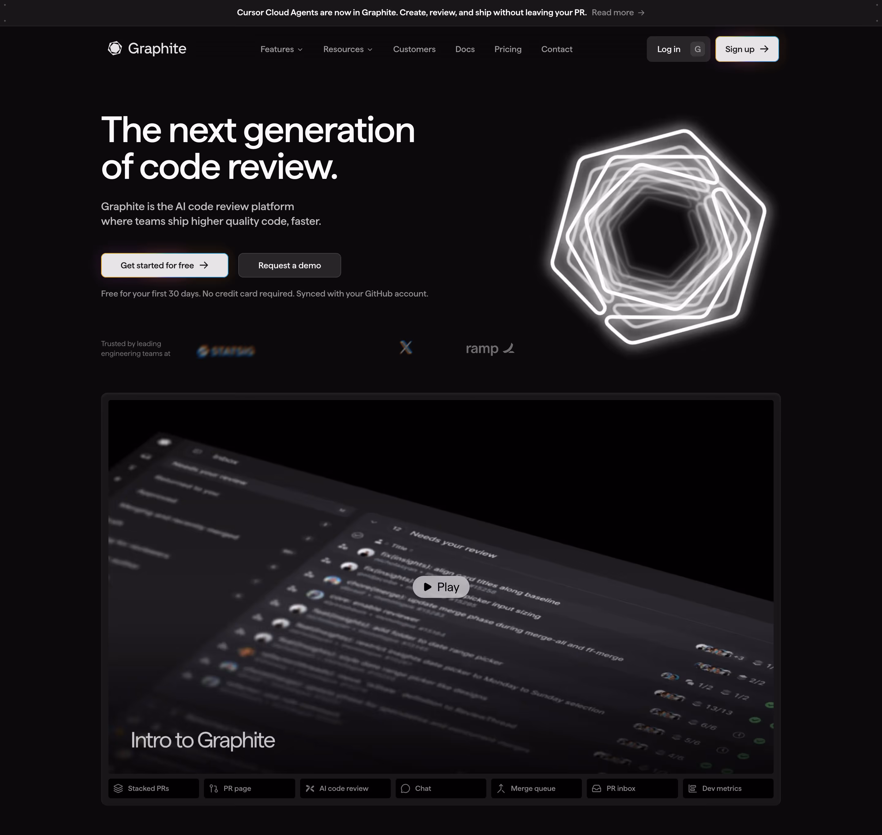 Graphite Heroes section design