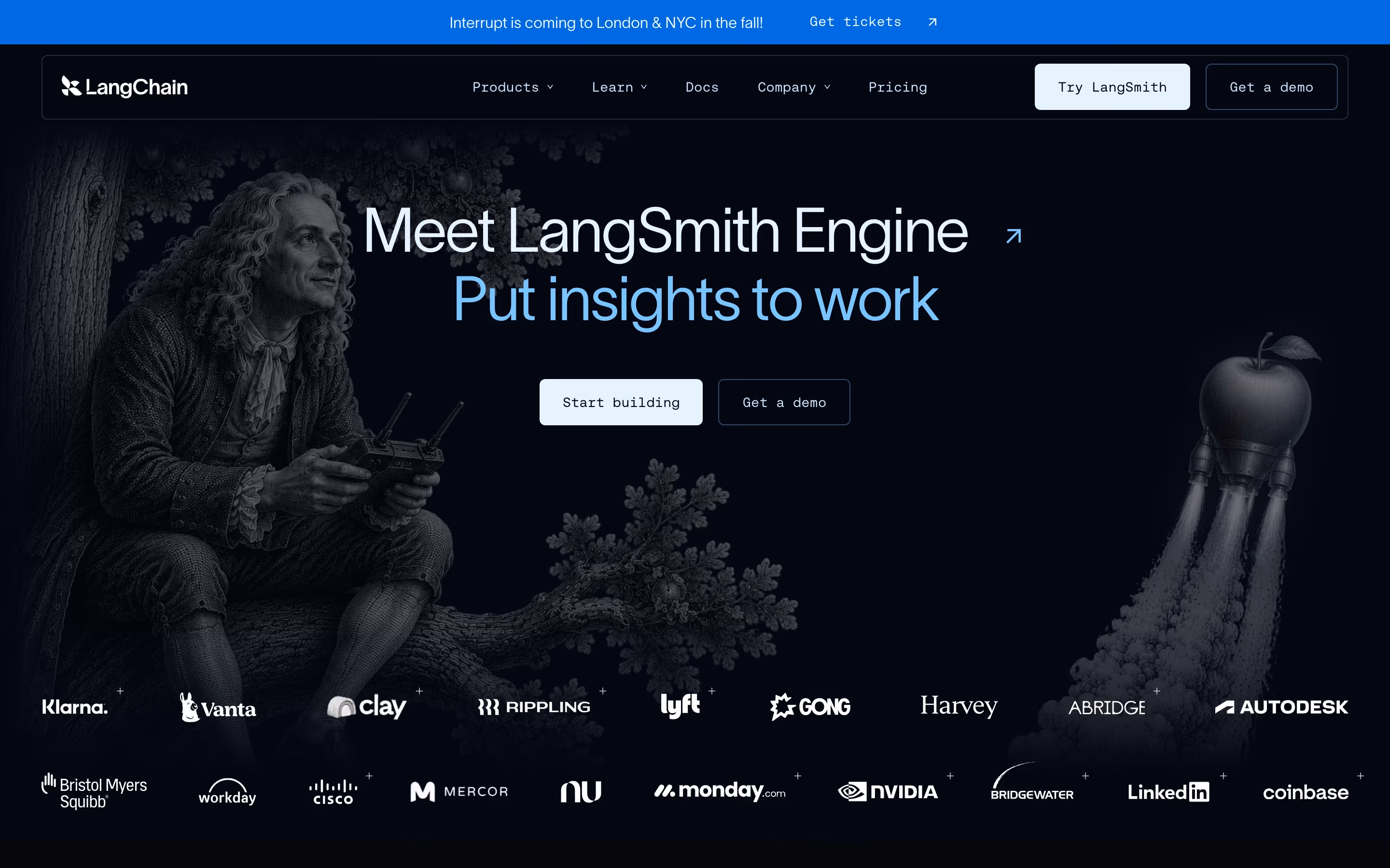 Langchain hero — AI