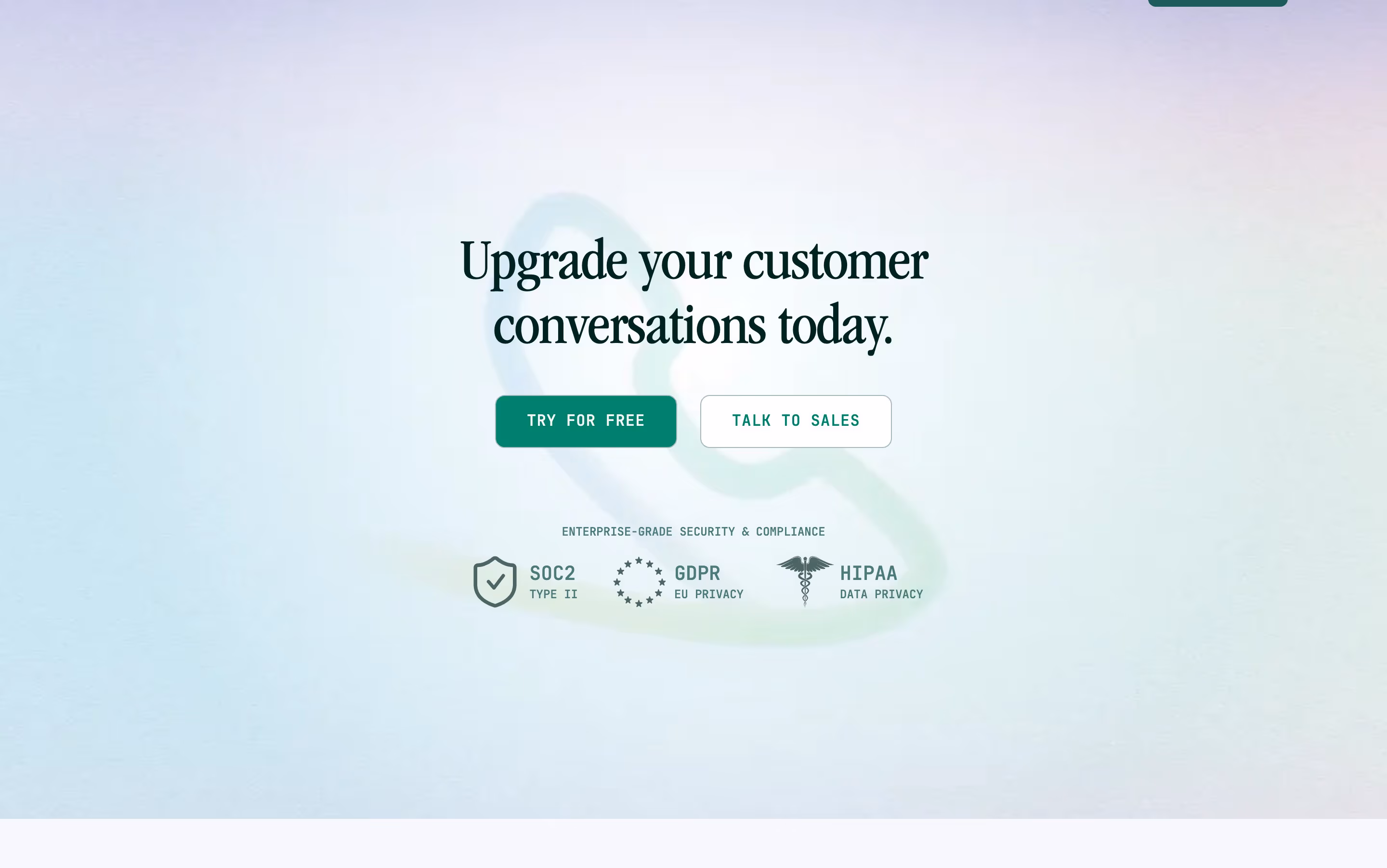 Aircall cta design — Sales & Support