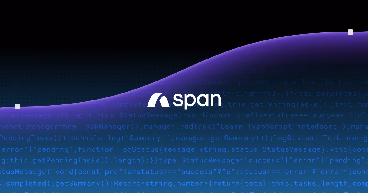Span og image design — Developer Tools