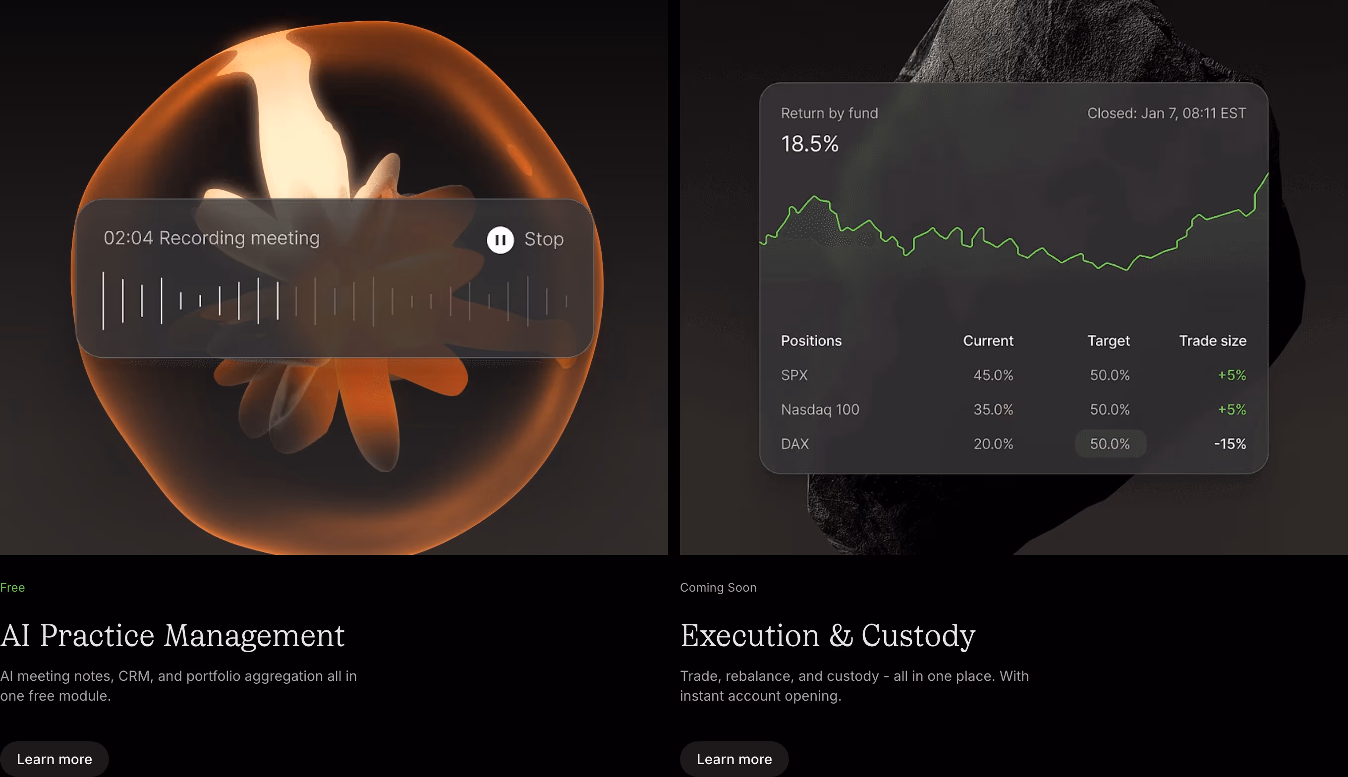 Obsidianos feature design — Finance