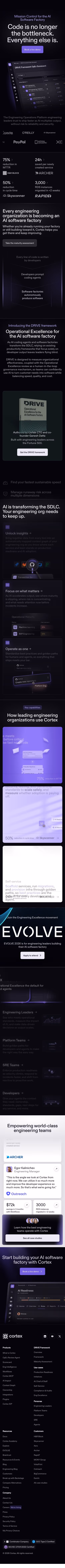 Cortex mobile design — Developer Tools