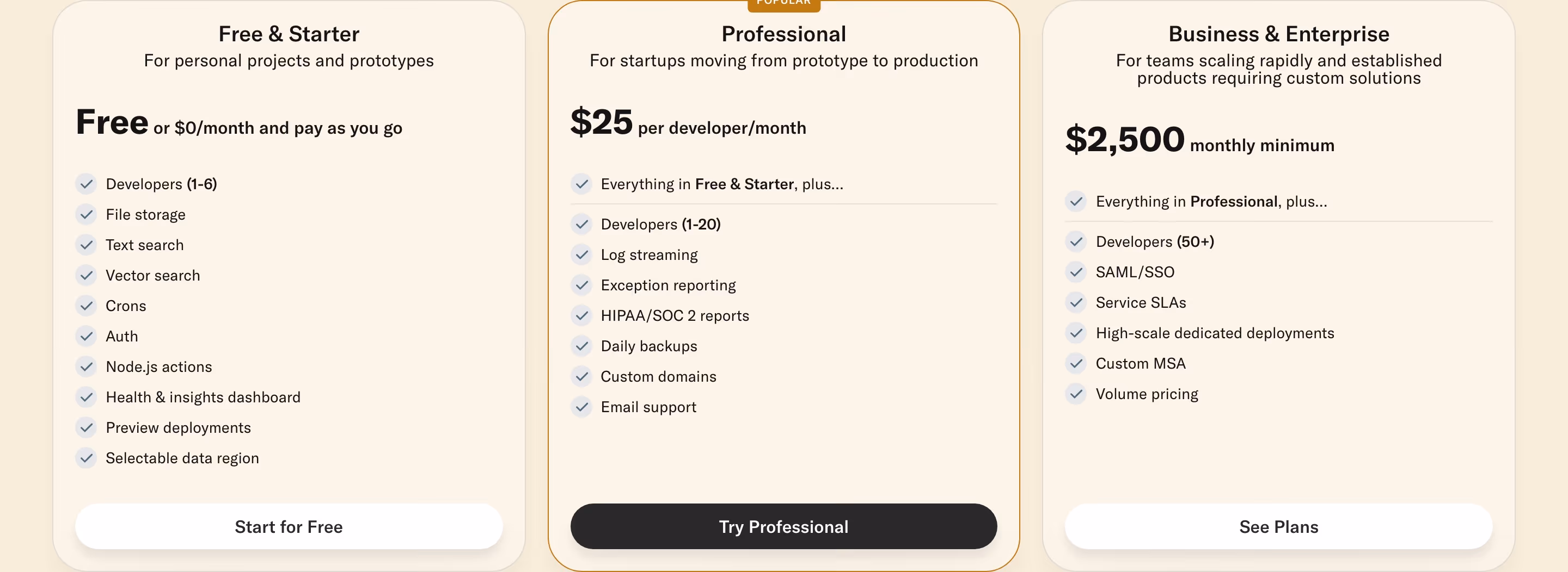 Convex pricing design — Infrastructure