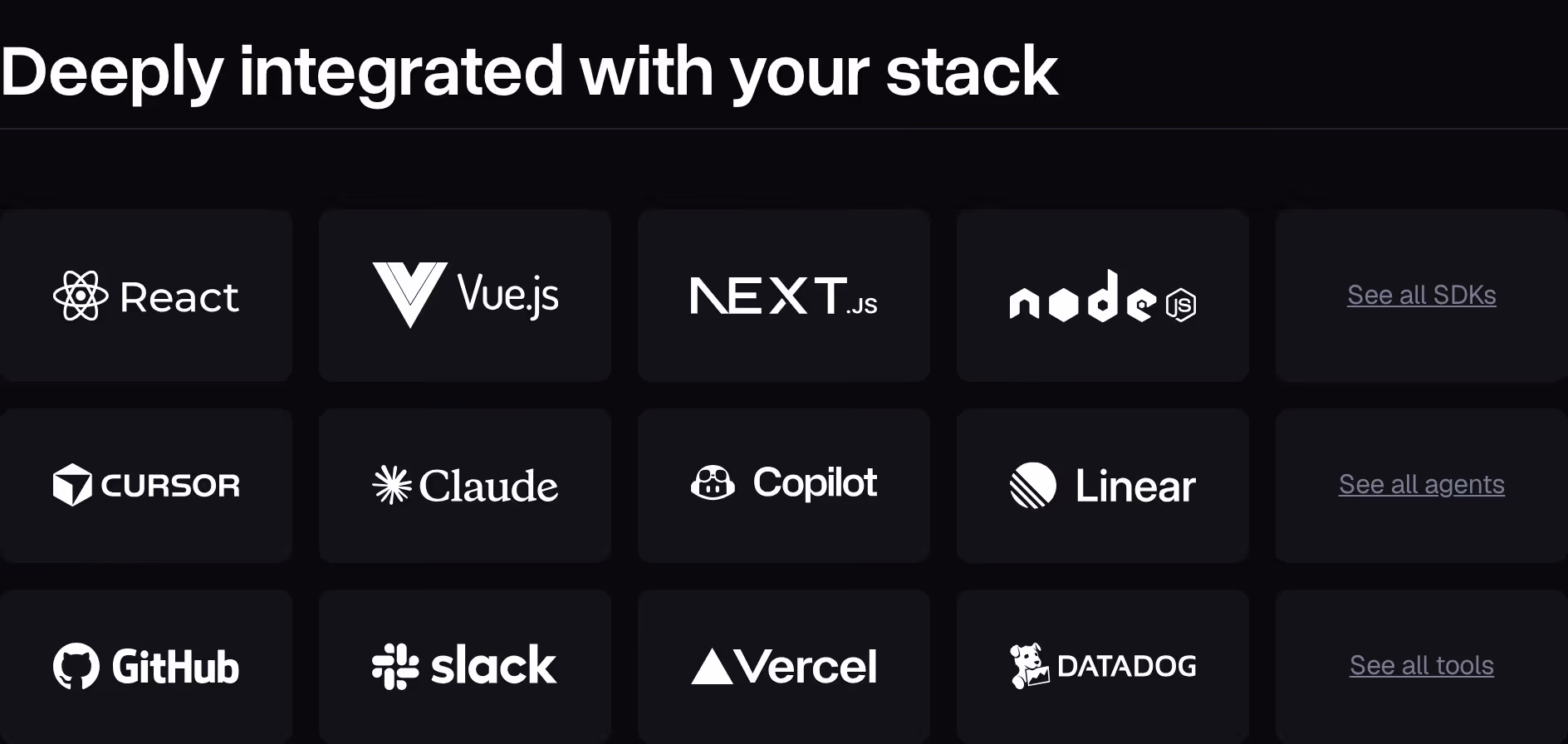 Bucket Logo clouds section design