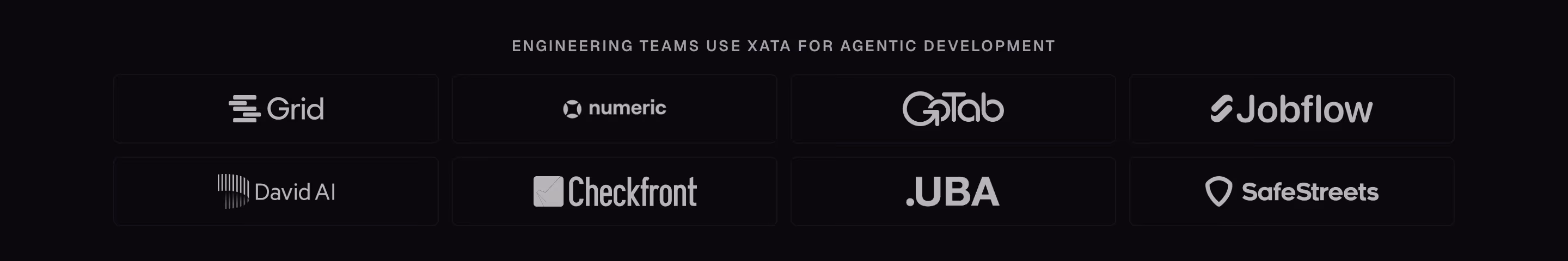 Xata logo cloud design — Developer Tools