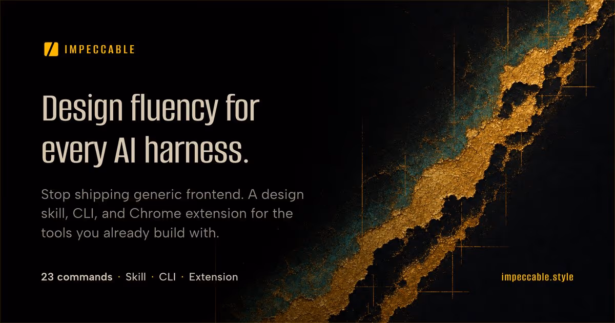 Impeccable og image design — Developer Tools