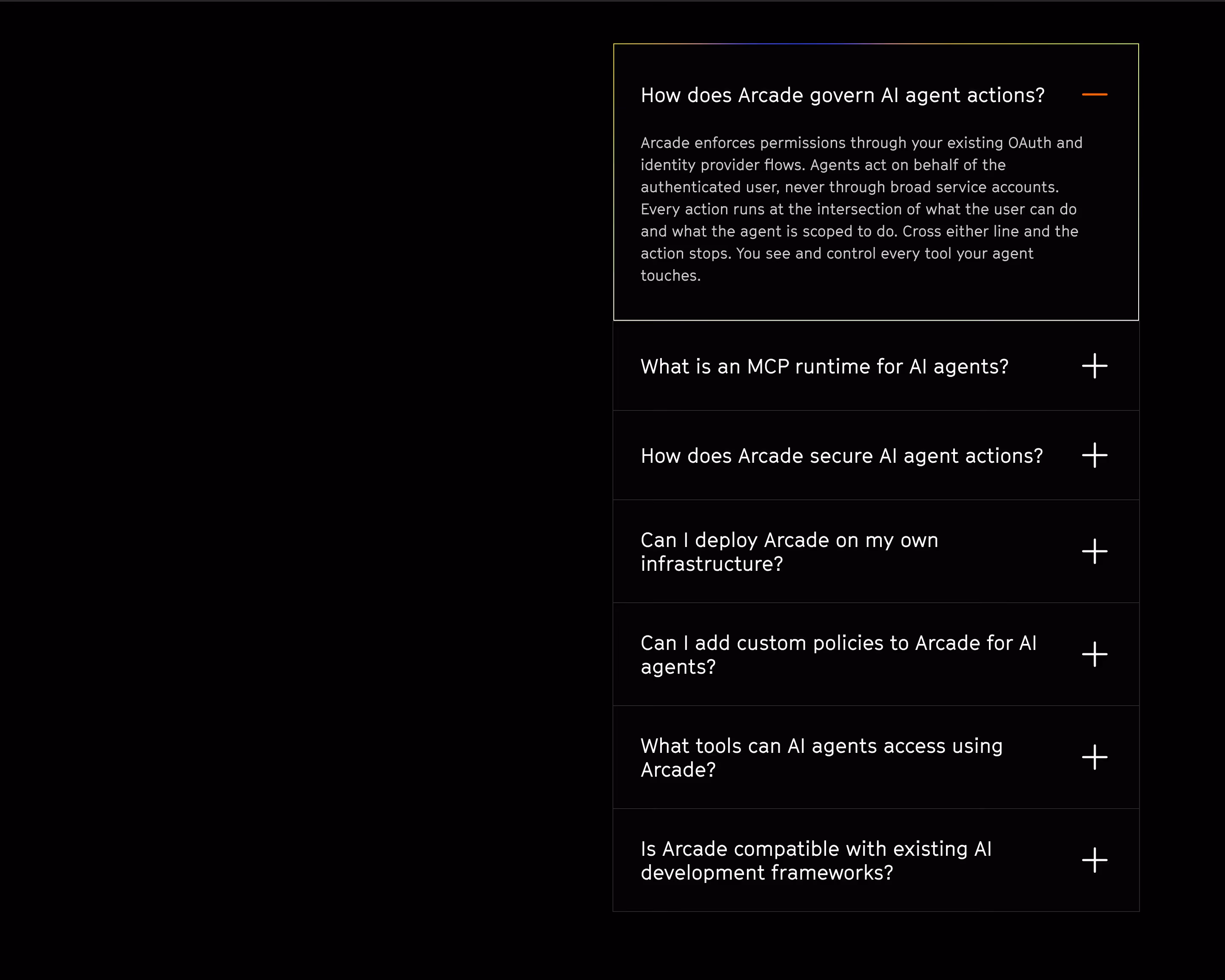 Arcade faq design — Developer Tools
