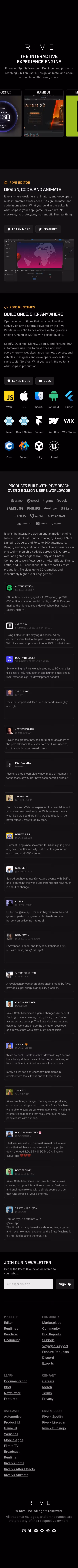 Rive mobile design — Graphics & Design