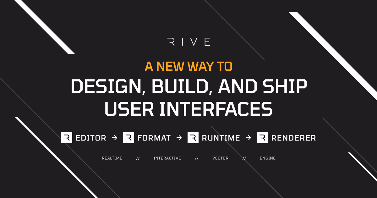 Rive og image design — Graphics & Design