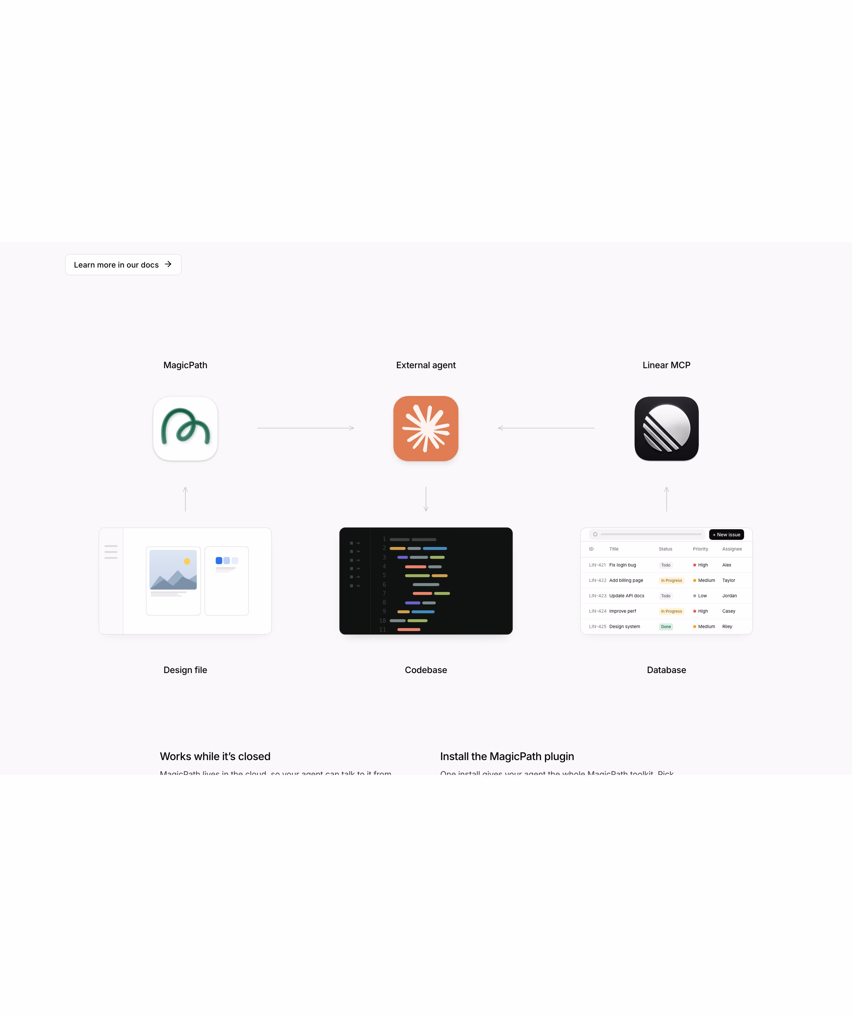Magicpath Features section design