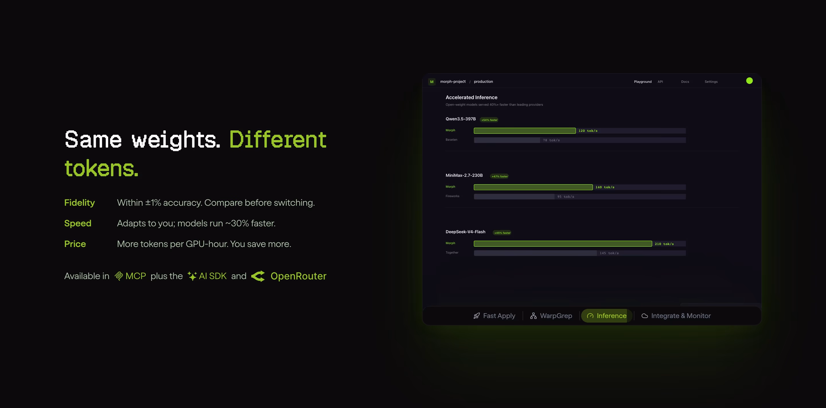 Morphllm feature design — Developer Tools
