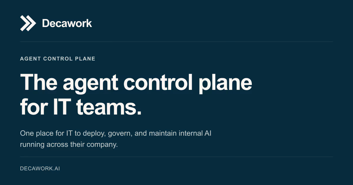 Decawork og image design — Productivity