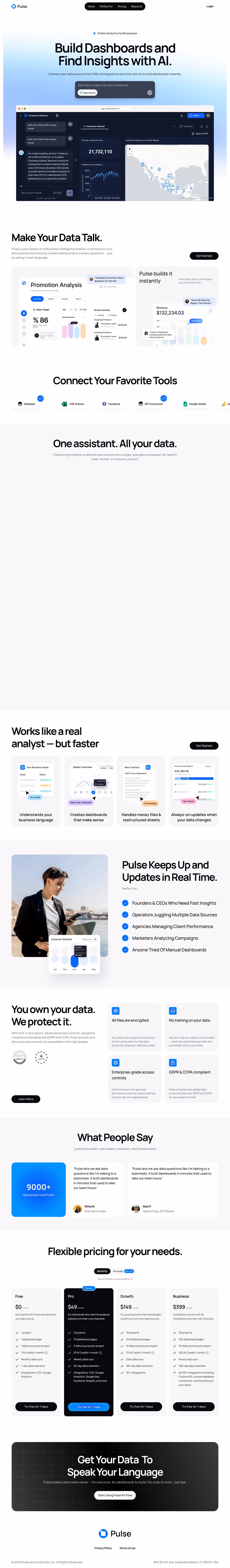 Usepulseai pricing & plan design — Analytics