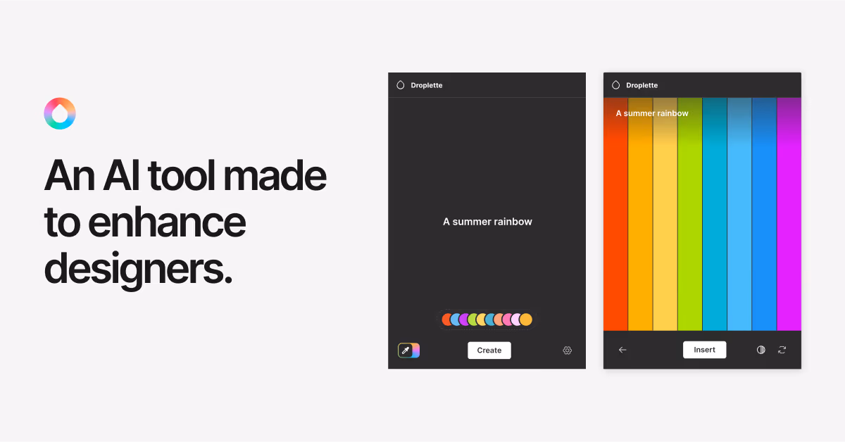 Droplette og image design — Graphics & Design