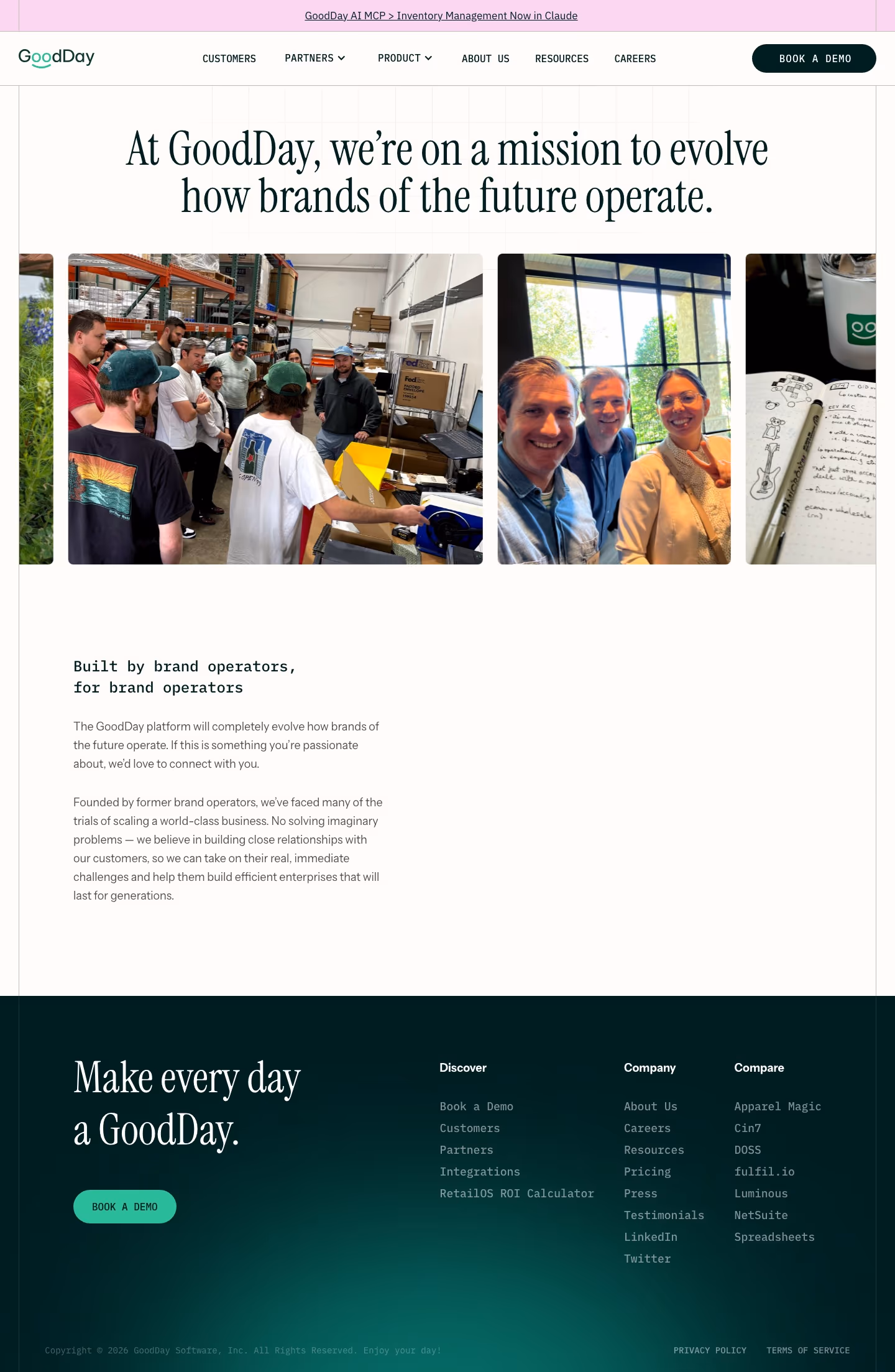 Gooddaysoftware Careers pages section design