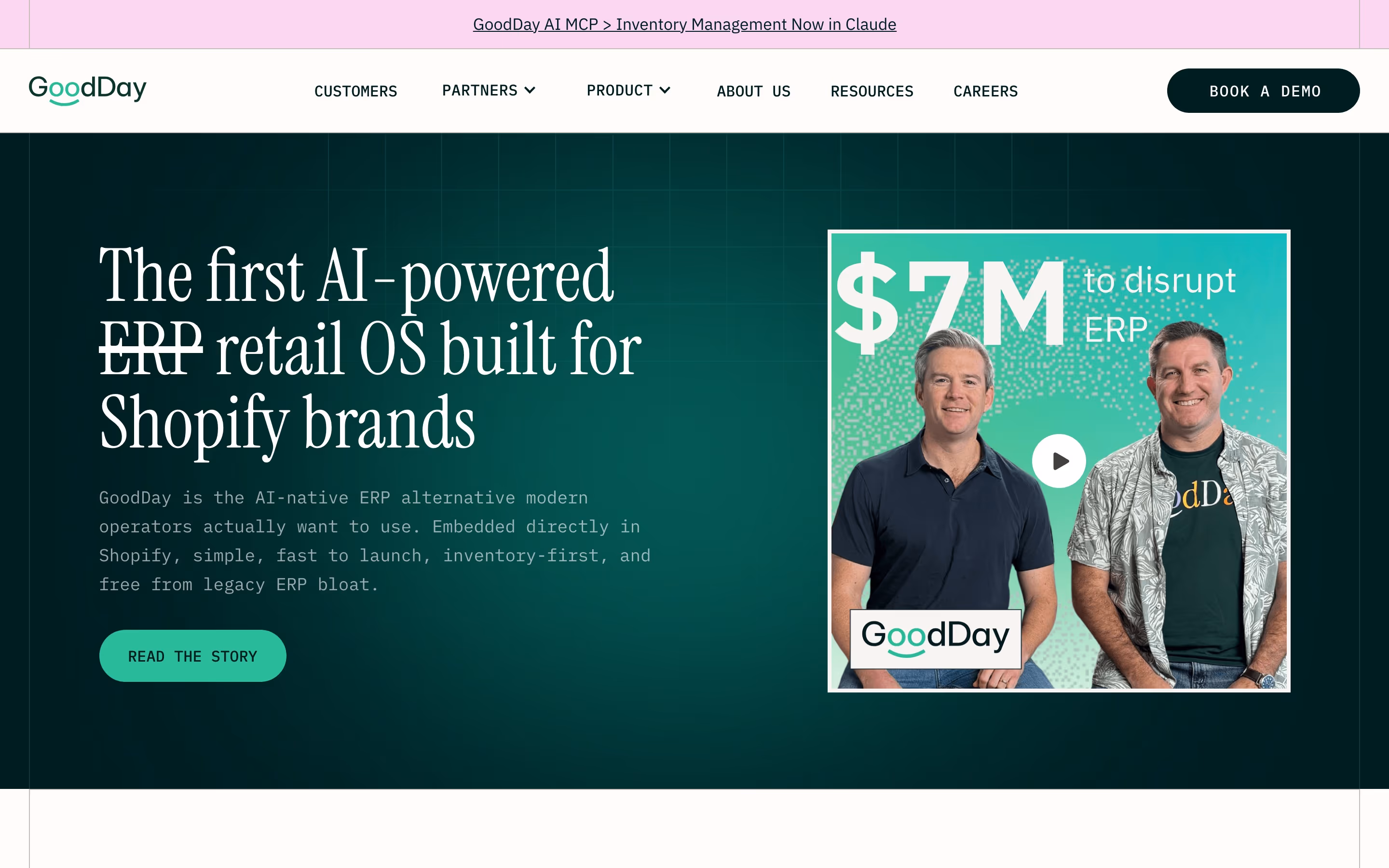 Gooddaysoftware Heroes section design