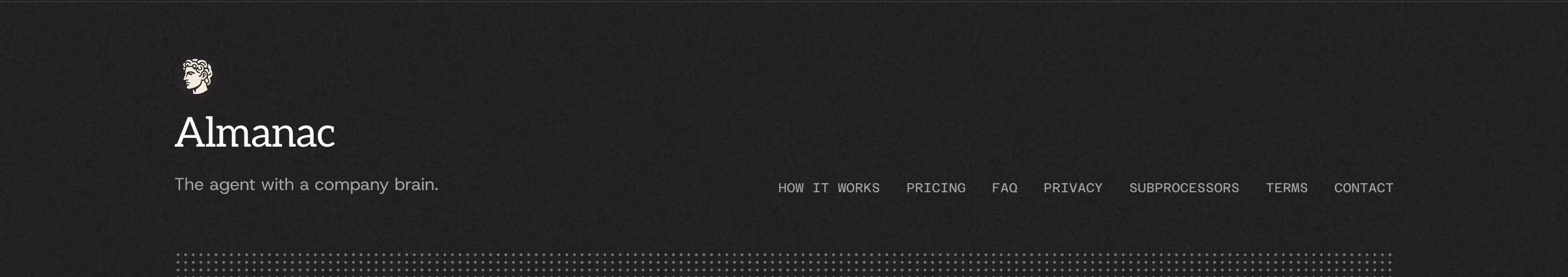 Usealmanac Footers section design