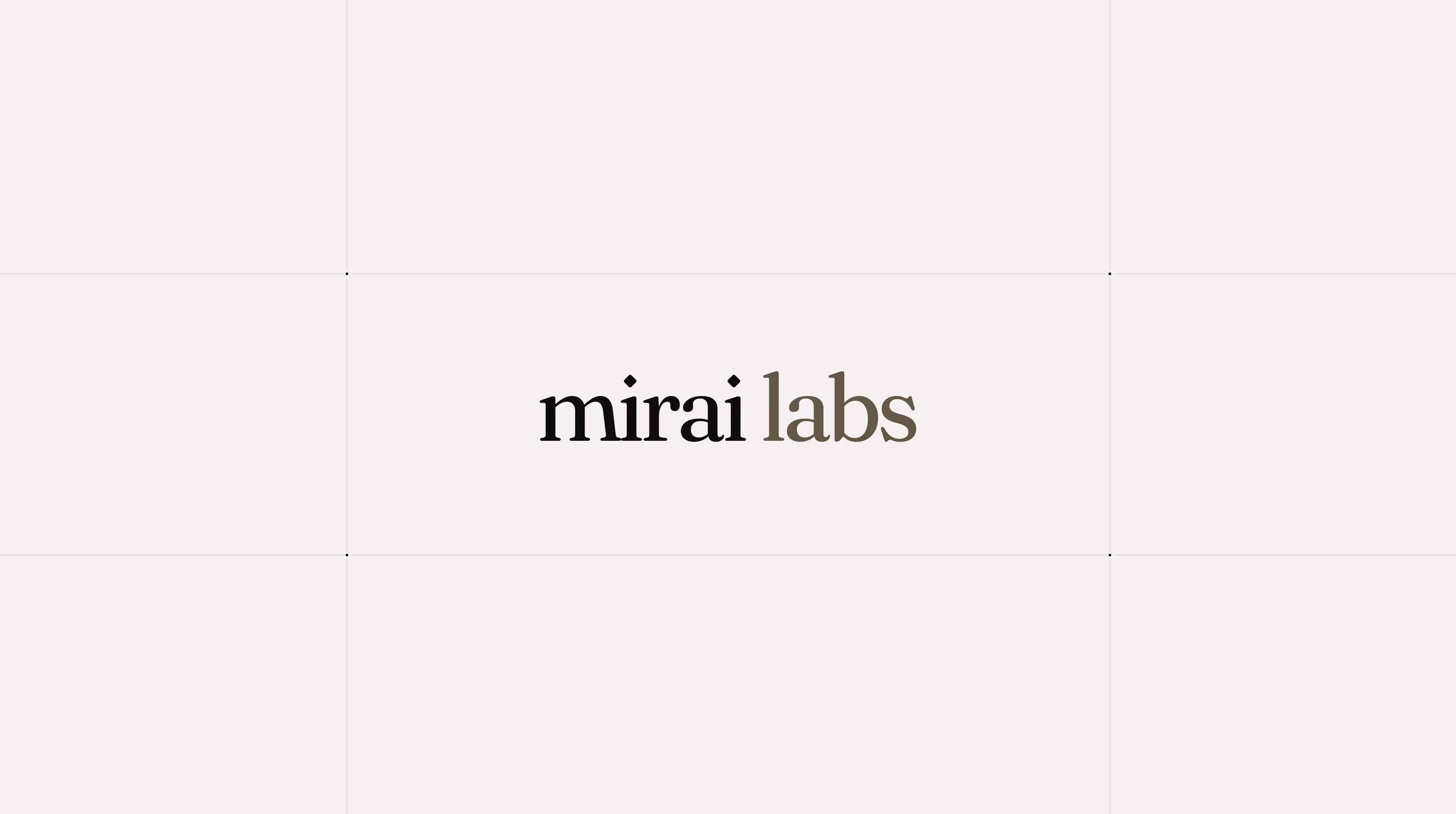 Mirai og image design — Infrastructure