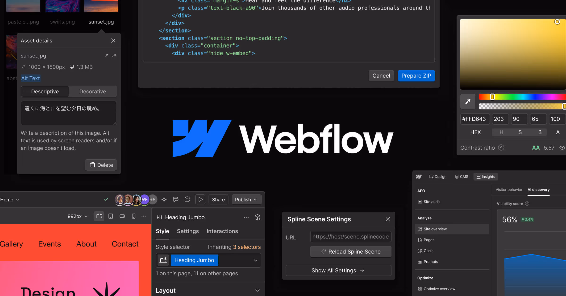 Webflow og image design — Graphics & Design