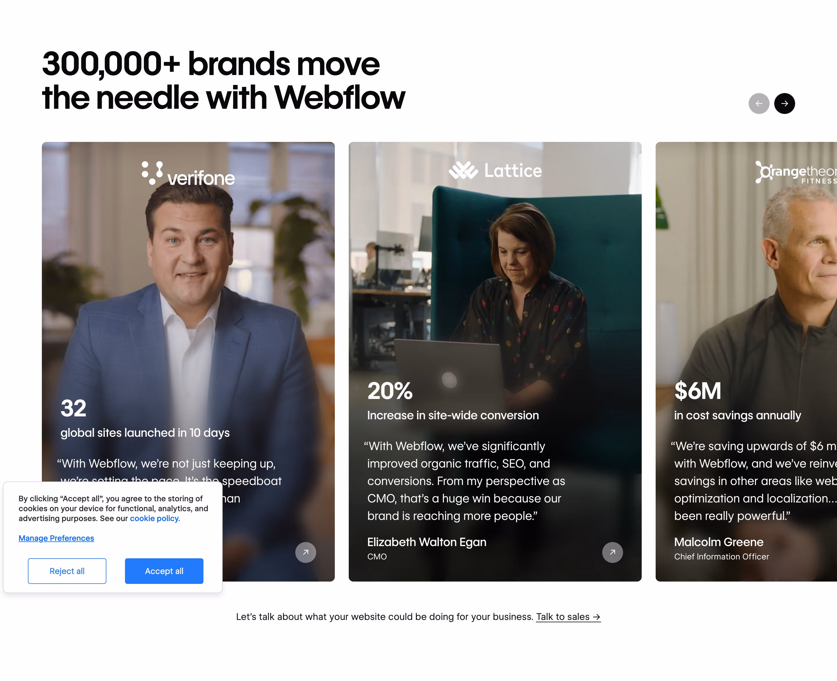 Webflow testimonial design — Graphics & Design