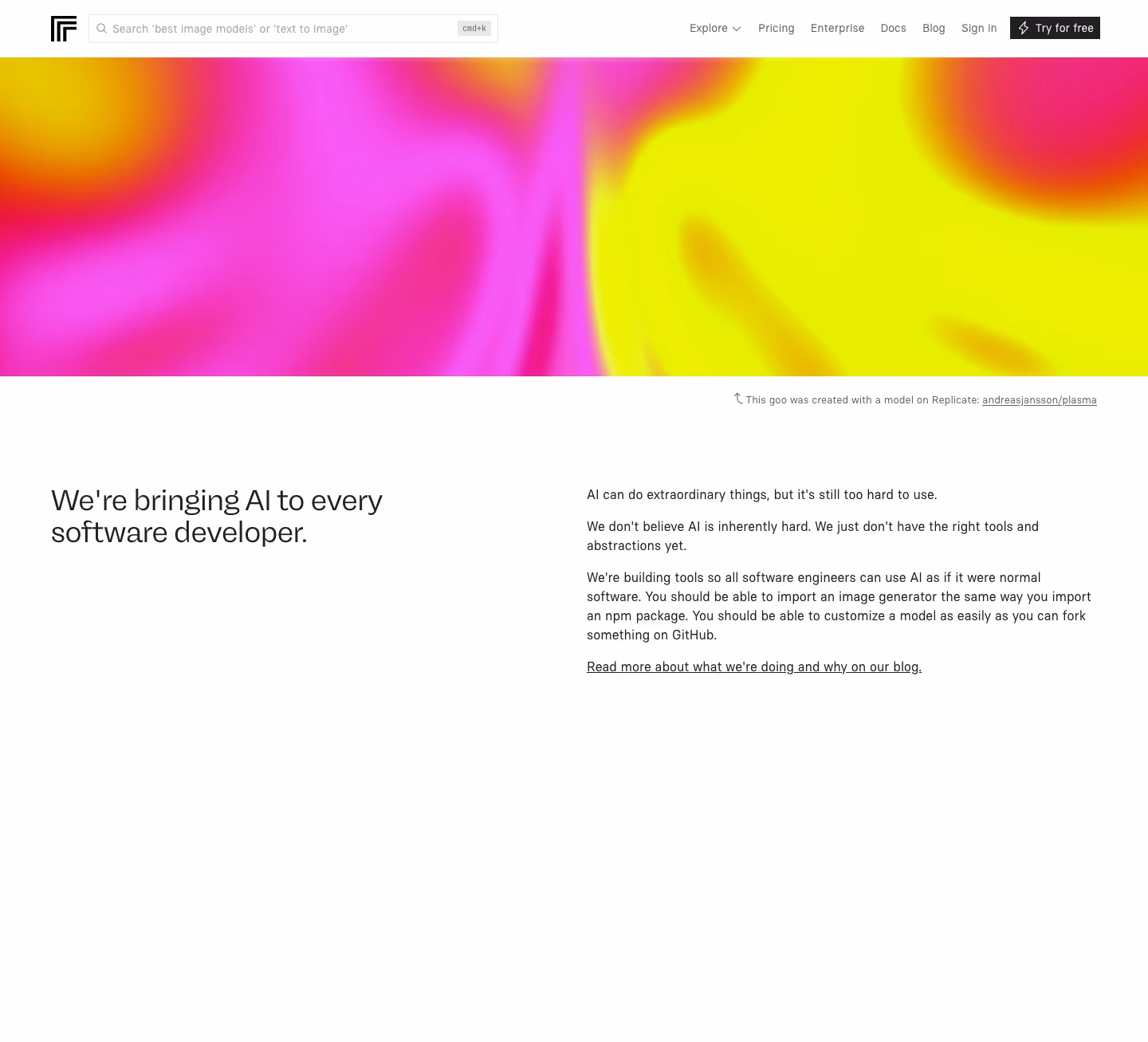 Replicate careers page design — AI