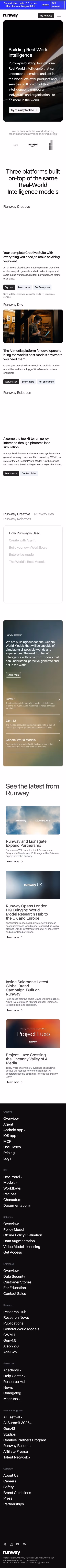 Runway mobile design — Finance