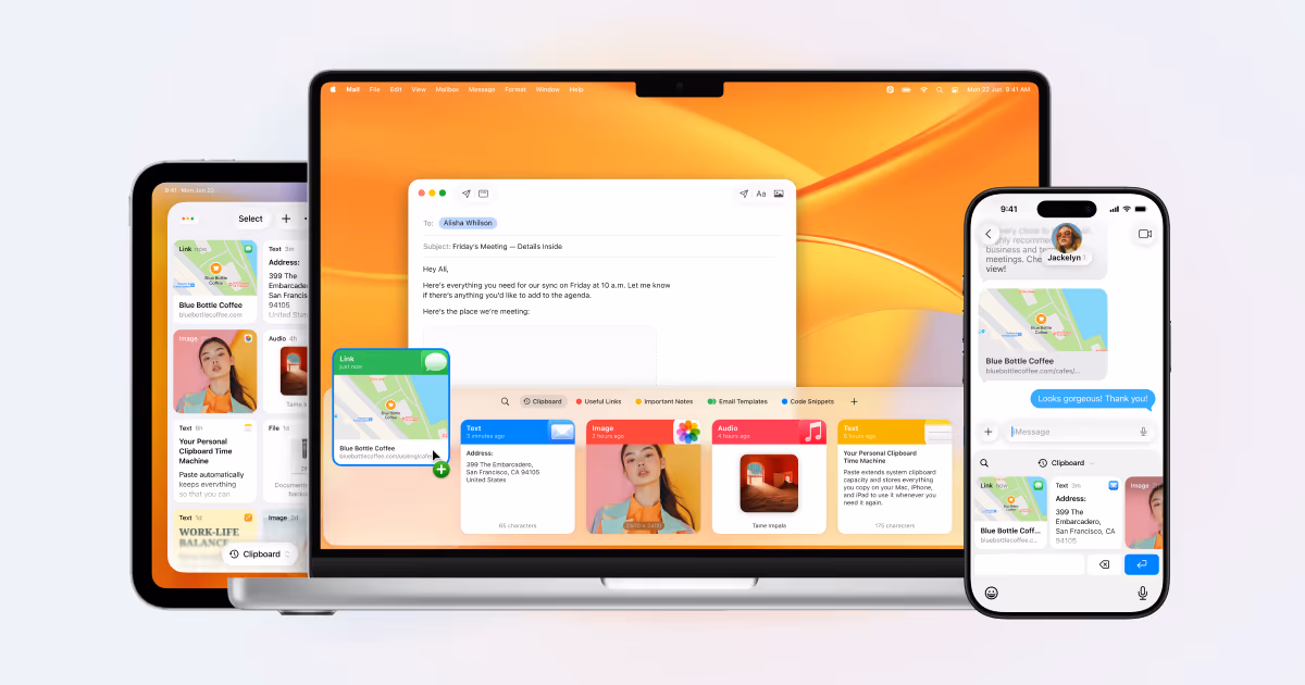 Pasteapp og image design — Productivity
