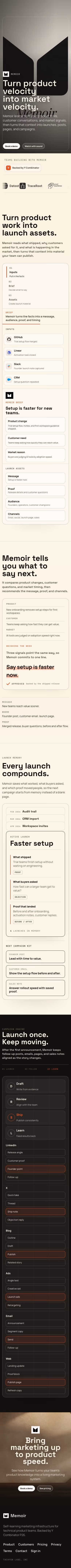 Trymemoir mobile design — Marketing